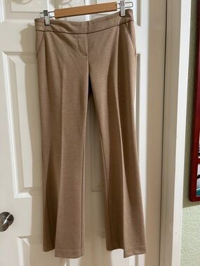 New York & Company Camel Flare Knit Pants